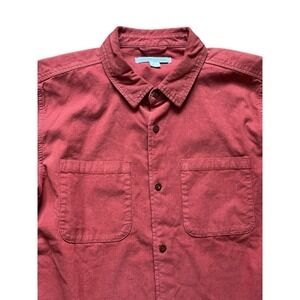 Outerknown Townes Shirt Corduroy Button Up Double Pocket Workwear, Size Medium